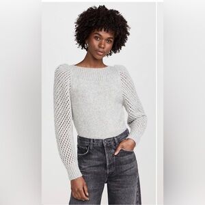 LoveShackFancy Rosie alpaca wool pullover size medium, new